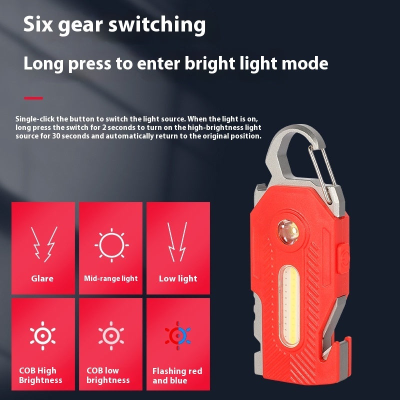 Multifunctional Rechargeable Emergency Light Handheld Highlight Outdoor