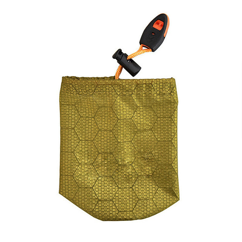 Outdoor Emergency Waterproof Drawstring Emergency Tent Nylon Drawstring Storage Bag