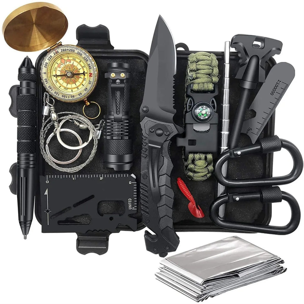 Outdoor Survival Kit Wildnis Überlebenswerkzeug-Set