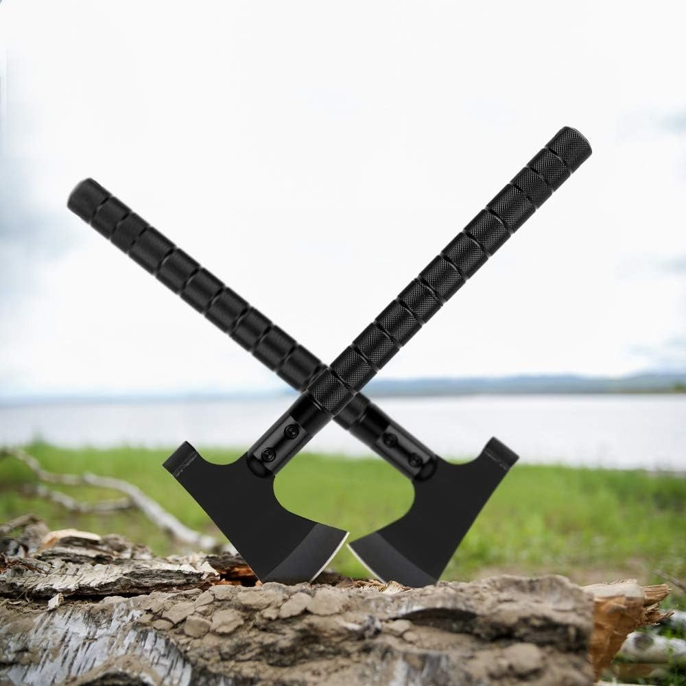 9-in-1 Portable Survival Axe, Multi-functional Tool For Jungle Camping, Tree Cutting, Hiking, Emergency, Outdoor Adventure, Backpacking, Bushcraft, And Wilderness Survival Gear