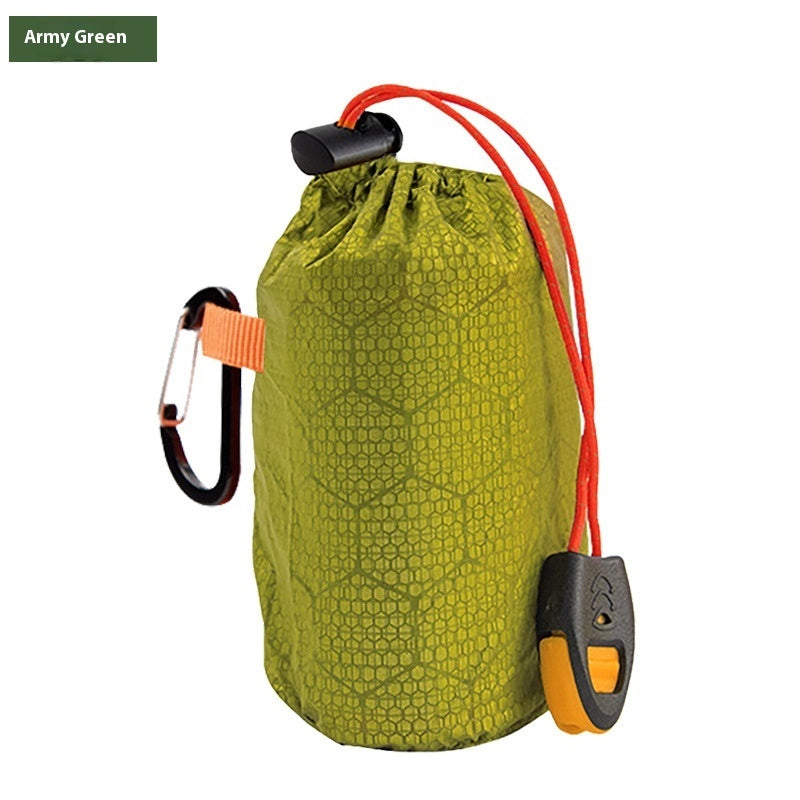 Outdoor Emergency Waterproof Drawstring Emergency Tent Nylon Drawstring Storage Bag