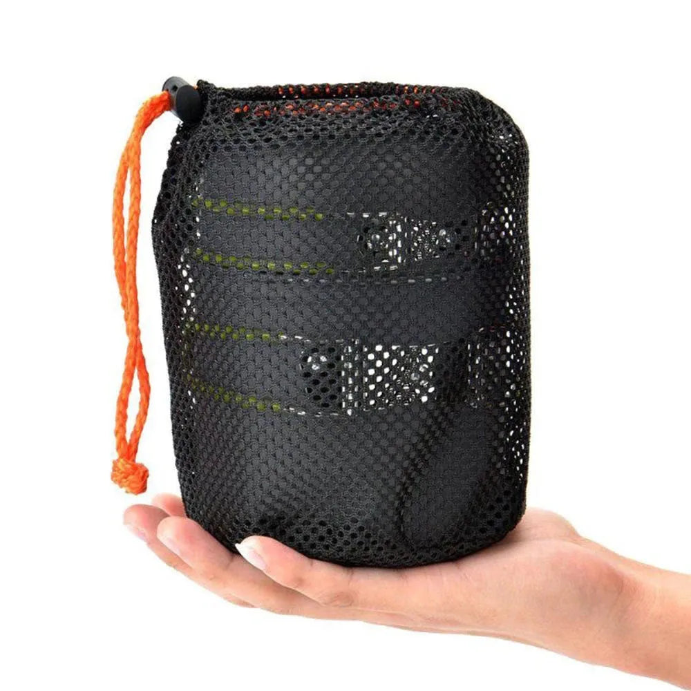 Camping Kochgeschirr-Set mit Kocher Outdoor Kochset Outdoor Topf Reisebesteck Küche Wandern Picknick BBQ