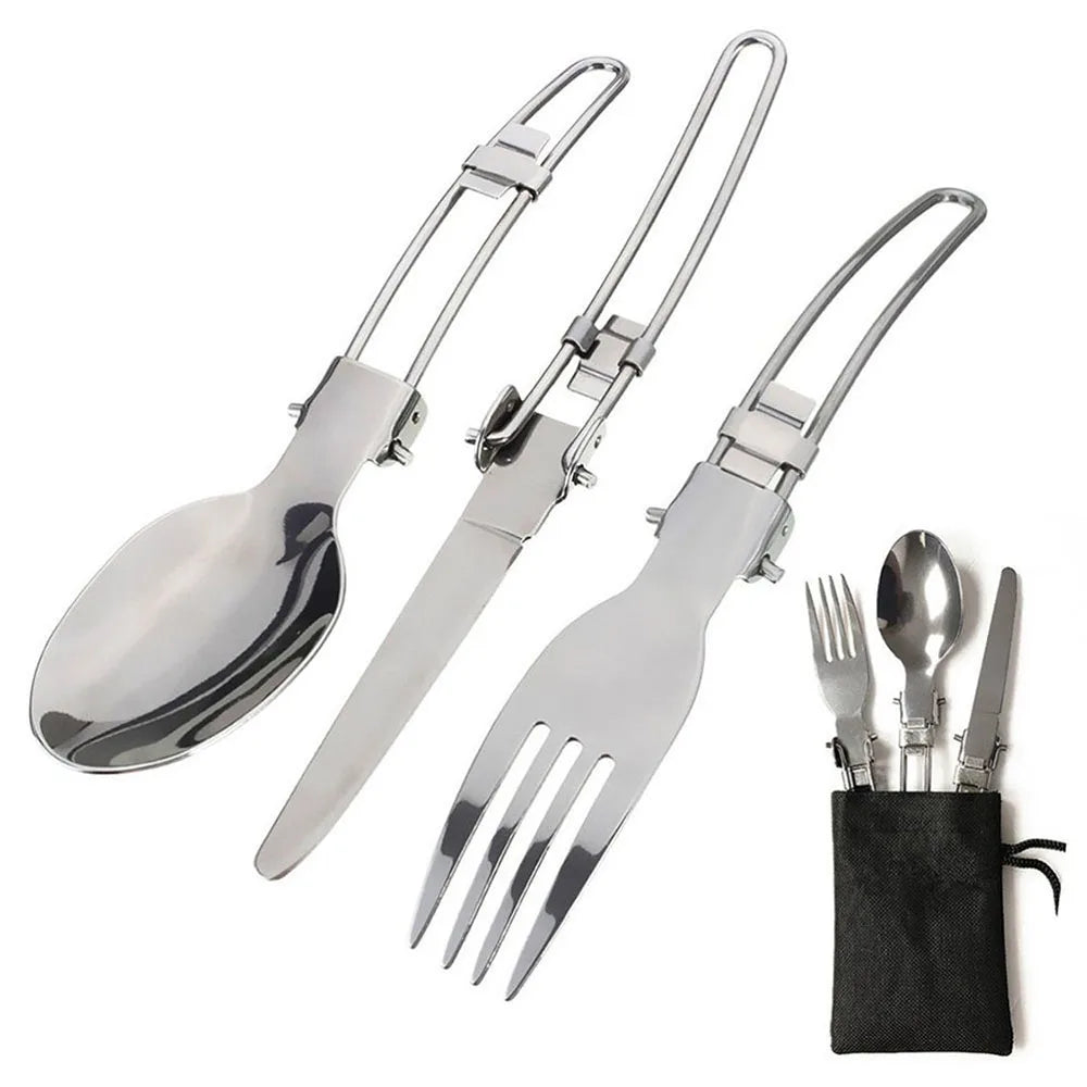 Camping Kochgeschirr-Set mit Kocher Outdoor Kochset Outdoor Topf Reisebesteck Küche Wandern Picknick BBQ