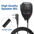 BaoFeng Walkie Talkie BF-780 2 Pin PTT Speaker Mic for Quansheng UV-K5 K6 Baofeng UV-5R BF-888S UV-5RH 21 17 PRO HAM Radio