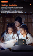 5000mAh Notfall Solar Powerbank Radio USB Lade Handkurbelradio FM AM WB NOAA Wetterradio mit LED Taschenlampe Powerbank