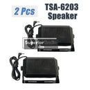 TSA-6203 External Speaker Mini Ham CB Radios Compatible with Yaesu Kenwood ICOM Motorola Car Mobile For HF VHF UHF Transceiver