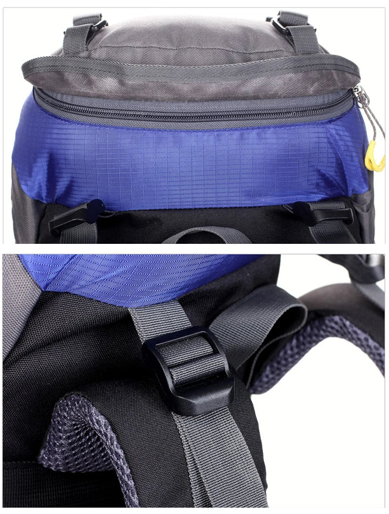 Wanderrucksack 50L Damen&Herren Multifunktions Outdoor Wasserdicht Großes Fassungsvermögen Trekking Reise Bergsteigerrucksack