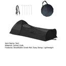 Leichtes Campingzelt, tragbares, leichtes Pop-Up-Zelt mit Handyhalterung, atmungsaktives Netz für Outdoor-Camping, Wandern, Einzelperson
