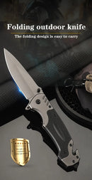 Camping Taschenmesser Outdoor Multifunktions-Klappmesser Taktisches Verteidigungsmesser Outdoor Überlebens-Camping Scharfe Messer