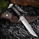 Outdoor Camping Survivalmesser 7cr13mov Klinge Holzgriffe Selbstverteidigung Wildnis Taktik Gerade Messer Militärmesser