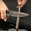 Camping Taschenmesser Outdoor Multifunktions-Klappmesser Taktisches Verteidigungsmesser Outdoor Überlebens-Camping-Scharfmesser
