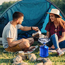 Outdoor Gas Cooker With Adjustable Flame Ideal For Camping Cooking Euro Gas Tank Coffee Stove