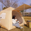 Inflatable Camping Tent  2-3 Person Family Tent Waterproof Sunshade Rainproof Portable Foldable for Park Beach Travel Equipment