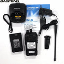 BAOFENG UV-6 Two Way Radio 136-174Mhz 400-480MHZ UHF VHF 8W Power HAM Radios Transceiver & PTT Headset Travel Hiking Camping