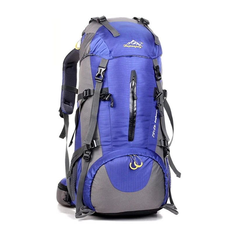 Wanderrucksack 50L Damen&Herren Multifunktions Outdoor Wasserdicht Großes Fassungsvermögen Trekking Reise Bergsteigerrucksack
