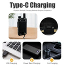 BAOFENG 5RM 10W Ham Radio Long Range UV5RM Handheld Two Way Radio NOAA Weather Receiver Rechargeable FM Radio Professional USB-C