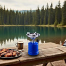 Outdoor Gas Cooker With Adjustable Flame Ideal For Camping Cooking Euro Gas Tank Coffee Stove