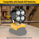 Camp Lighting 40W 6000LM Portable LED for 20V Battery Cordless Camping and Emergency Backup Bulb Work Light Rechargeable lamp