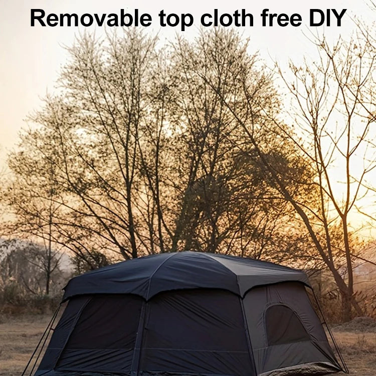 8-12 Personen Campingzelt 2 Zimmer Groß Wasserdicht Winddicht Outdoor Familienzelt mit Regenschutz Instant Kabinenzelte für Camping Strand