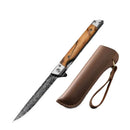 Beim Outdoor-Camping werden oft kleine Messer, Edelstahlmesser und Klappmesser mit hoher Härte und Damaszener Muster verwendet