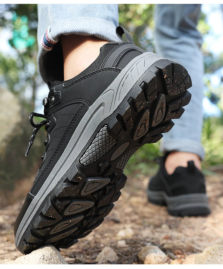 High Quality Hiking Shoes Men's Ankle Boots Durable Non-slip Climbing Shoes Outdoor Tourism Trekking Sneakers for Men Trail Shoe
