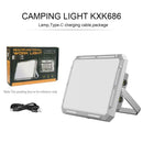 LED Campingzeltlampe Wiederaufladbarer Suchscheinwerfer Hohe Leistung Outdoor Notbeleuchtung Wasserdichte Tragbare Hängelampen