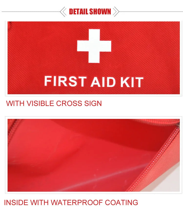 Portable First Aid Kit for Home, Car & Travel