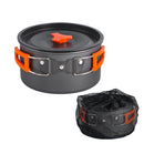 Camping Cookware Outdoor Cooking Folding Pot Aluminium Alloy Equipment Pot Travel Utensils Kitchen Hiking Picnic Barbecue