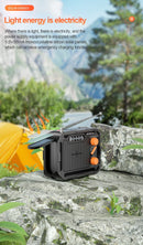 5000mAh Notfall Solar Powerbank Radio USB Lade Handkurbelradio FM AM WB NOAA Wetterradio mit LED Taschenlampe Powerbank