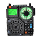 Han rong Da HRD-A320 Portable AM FM Radio Receiver Ham Radio Emergency Amateur Shortwave Radio SW AIR Band VHF WB Alarm Clock