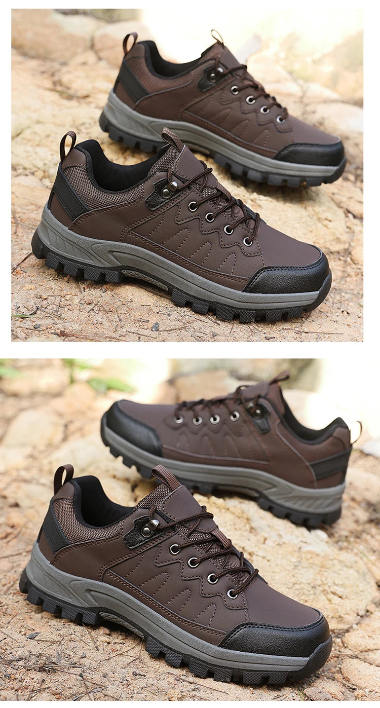 High Quality Hiking Shoes Men's Ankle Boots Durable Non-slip Climbing Shoes Outdoor Tourism Trekking Sneakers for Men Trail Shoe