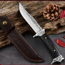 Outdoor Camping Survivalmesser 7cr13mov Klinge Holzgriffe Selbstverteidigung Wildnis Taktik Gerade Messer Militärmesser