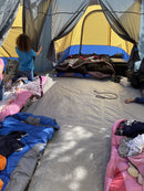 600*600cm Familien-Camping-Outdoor-Freizeitzelt Vier Zimmer Eine Halle Schatten Riesige Outdoor-Zelte Kundenspezifisch