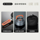 Outdoor Camping Cooker Pot Set Camping Meal Cooking Hot Pot Portable Equipment Kettle Single Pot