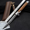 Beim Outdoor-Camping werden oft kleine Messer, Edelstahlmesser und Klappmesser mit hoher Härte und Damaszener Muster verwendet