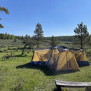 600*600cm Familien-Camping-Outdoor-Freizeitzelt Vier Zimmer Eine Halle Schatten Riesige Outdoor-Zelte Kundenspezifisch