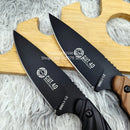 CUT Camping Wandern Angeln Unverzichtbares Outdoor-Abenteuer Tragbares gerades Messer Langlebiger ergonomischer Griff Dschungel-Überlebensmesser