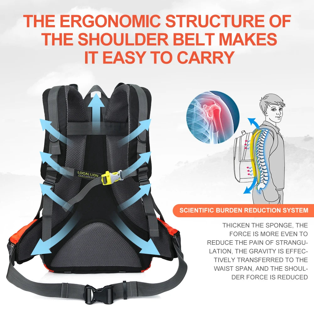 Nylon Hiking & Camping Backpack