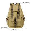Wanderrucksack, Segeltuchrucksack, Unisex-Rucksack, Lässige Schulreisetasche, Schultasche mit großem Fassungsvermögen