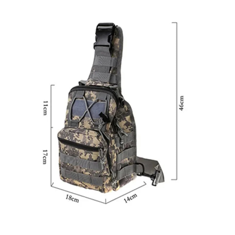 Wanderrucksack Trekking Taktischer Rucksack Sport Klettern Umhängetasche Camping Jagd Tagesrucksack Angeln Outdoor Umhängetasche