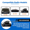 KMC-60 Hand Standard Microphone for KENWOOD NX-740 NX-840 TK-7302 TKD-740 NX-3720 NX-5700 NX-5800 TK-7360 TK-8360 TKD-740  Radio