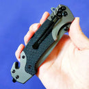 Camping Taschenmesser Outdoor Multifunktions-Klappmesser Taktisches Verteidigungsmesser Outdoor Überlebens-Camping-Scharfmesser