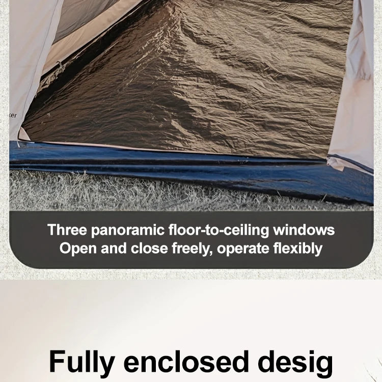 8-12 Personen Campingzelt 2 Zimmer Groß Wasserdicht Winddicht Outdoor Familienzelt mit Regenschutz Instant Kabinenzelte für Camping Strand