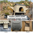 Camping ABS 2-4 Personen Outdoor-Wanderdachzelt Dachzelt Auto-Dachzelt Dreieckiges Hartschalen-Dachzelt