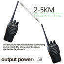 6 PCS Baofeng BF-888S 5 W Walkie Talkie Dual Band Portable Long Range Standby UHF 400-470MHz USB Ham Two Way Radio for Hunting