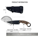 CUT Camping Wandern Angeln Unverzichtbares Outdoor-Abenteuer Tragbares gerades Messer Langlebiger ergonomischer Griff Dschungel-Überlebensmesser