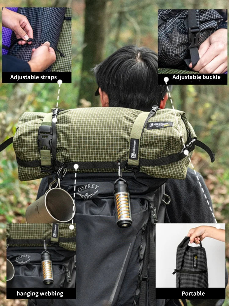 HIKEMAN 12L Foldable Hiking & Camping Storage Bag