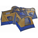 600*600cm Familien-Camping-Outdoor-Freizeitzelt Vier Zimmer Eine Halle Schatten Riesige Outdoor-Zelte Kundenspezifisch