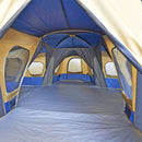 600*600cm Familien-Camping-Outdoor-Freizeitzelt Vier Zimmer Eine Halle Schatten Riesige Outdoor-Zelte Kundenspezifisch