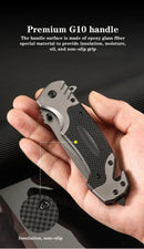 Camping Taschenmesser Outdoor Multifunktions-Klappmesser Taktisches Verteidigungsmesser Outdoor Überlebens-Camping Scharfe Messer